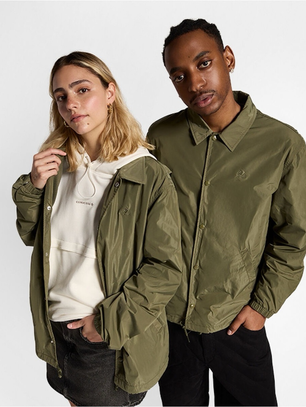 NWT Army Green Converse Jacket